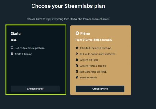 streamlab-config-choose