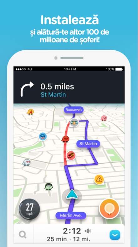 Aplicatii Android Waze