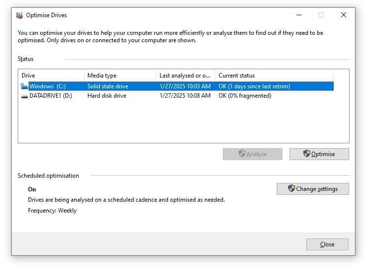 defrag
