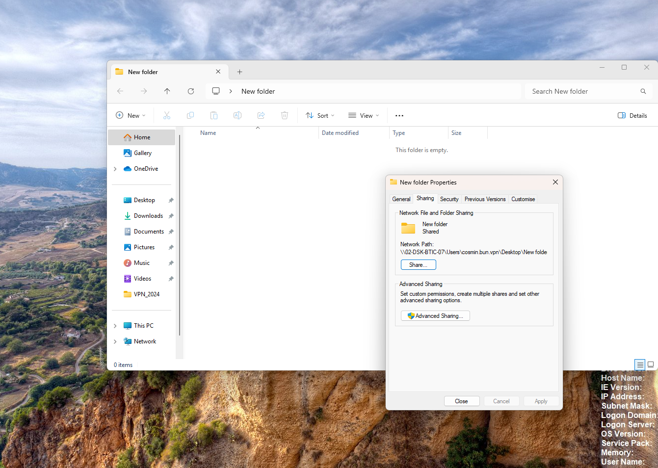 sharing folder